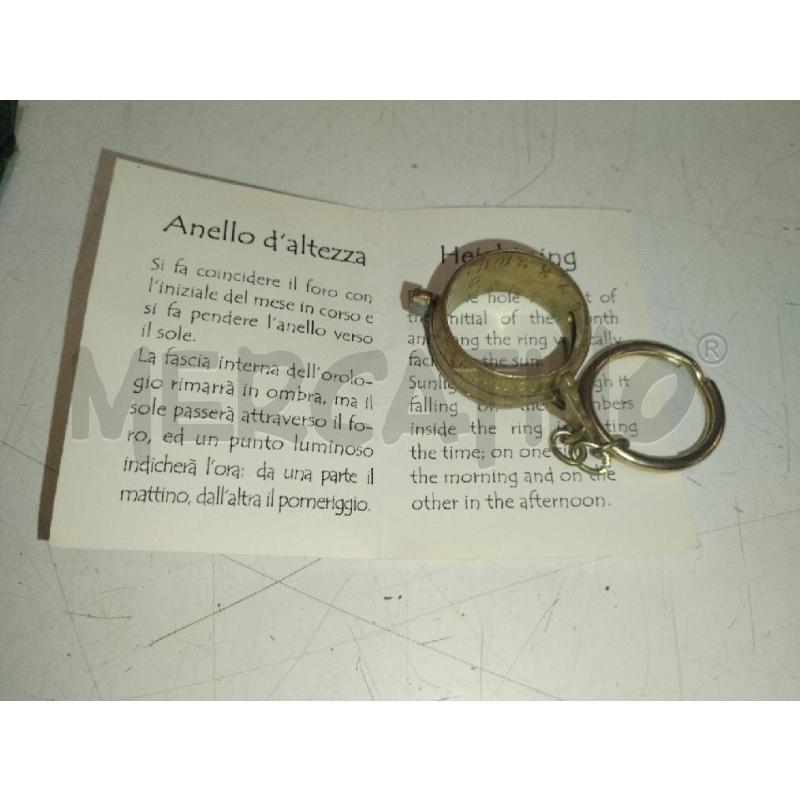 PORTA CHIAVI OROLOGIO SOLARE POLVERE DI TEMPO | Mercatino dell'Usato Roma zona marconi 3