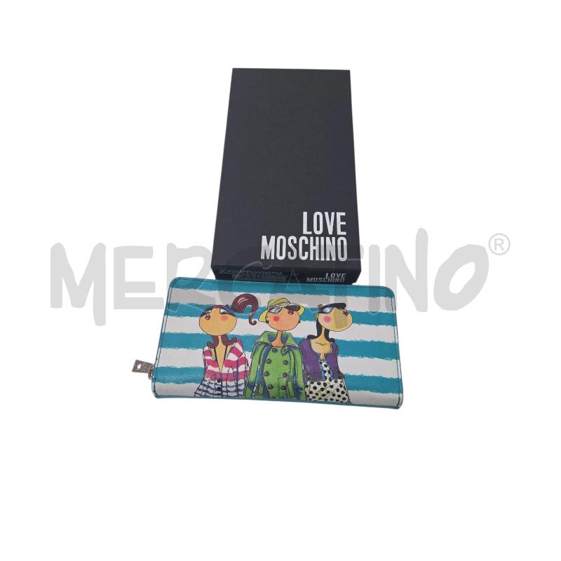 PORTA FOGLIO LOVE MOSCHINO COL BIMBE | Mercatino dell'Usato Roma zona marconi 5