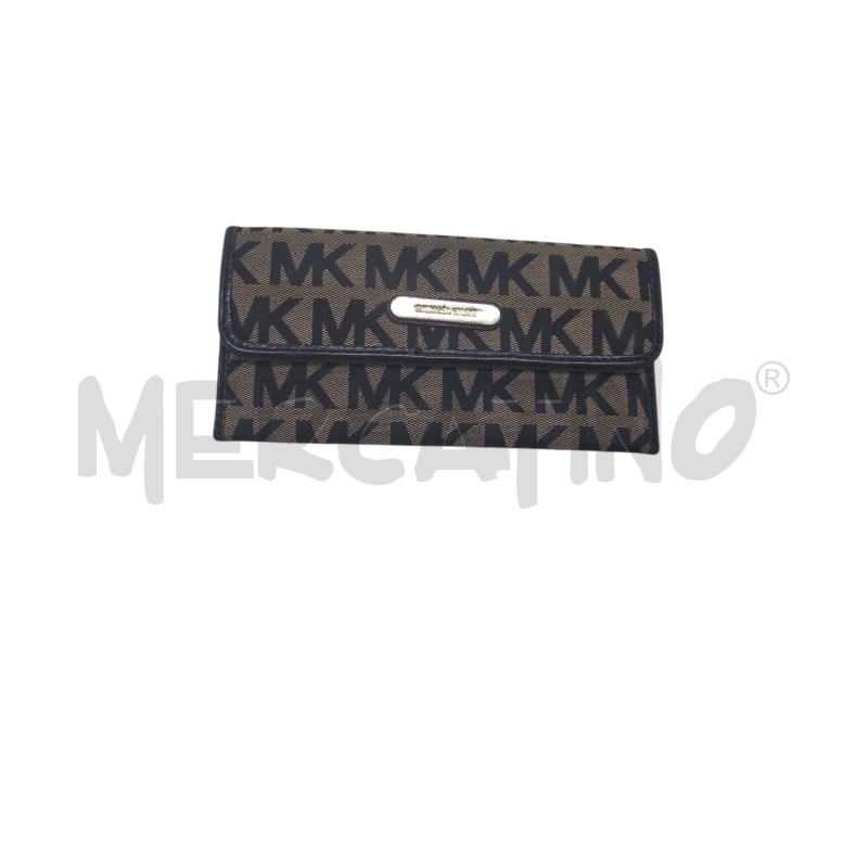 PORTA FOGLIO MICHAEL KORS BEIGE NERO | Mercatino dell'Usato Roma zona marconi 1