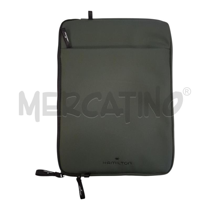 PORTA PC PORTA DOCUMENTI POCHETTE HAMILTON VERDE  | Mercatino dell'Usato Roma zona marconi 1