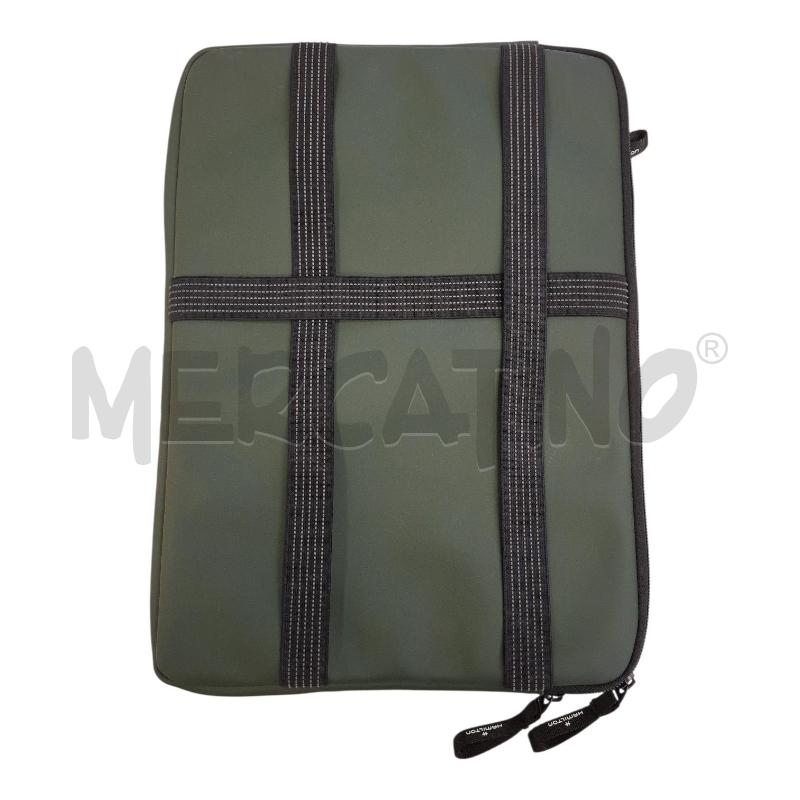 PORTA PC PORTA DOCUMENTI POCHETTE HAMILTON VERDE  | Mercatino dell'Usato Roma zona marconi 2