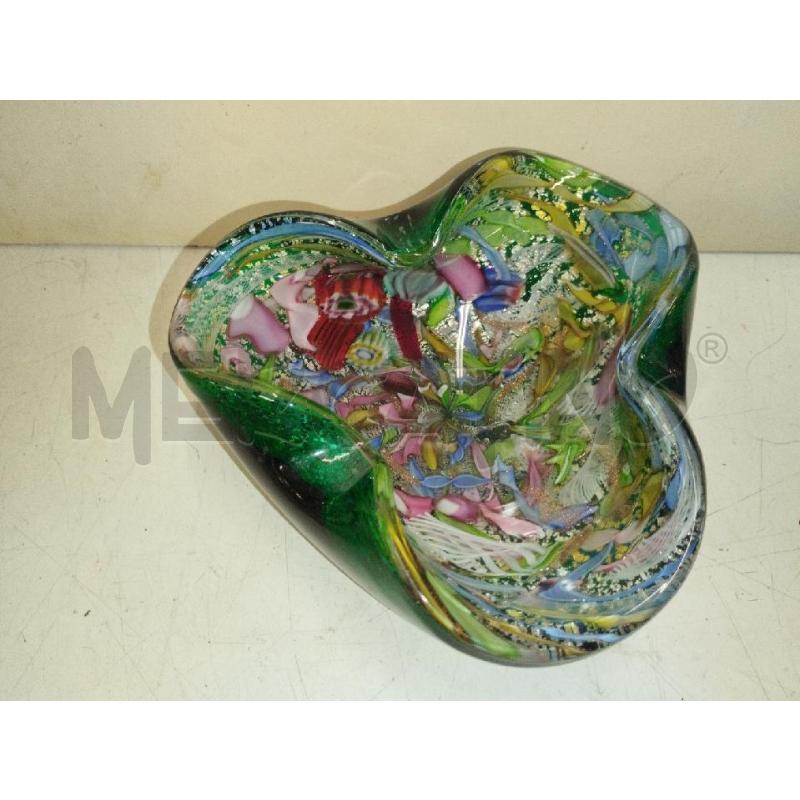 POSA CENERE MURANO VERDE TRIANGOLARE | Mercatino dell'Usato Roma zona marconi 1