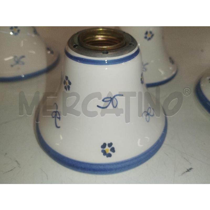 PUNTO LUCE CERAMICA 4PZ | Mercatino dell'Usato Roma zona marconi 2