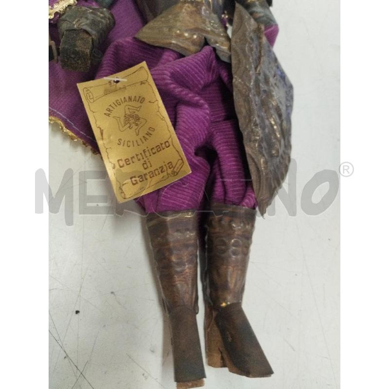 PUPO SICILIANO VESTITO VIOLA | Mercatino dell'Usato Roma zona marconi 3