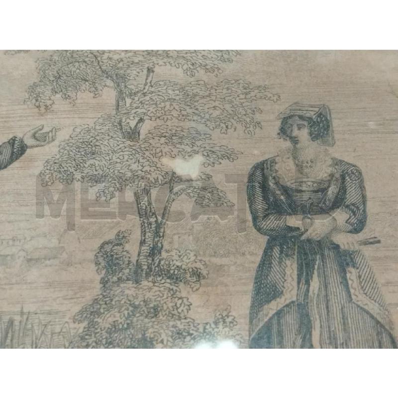 QUADRETTO OTTONE VECCHIA STAMPA BRIGANTE | Mercatino dell'Usato Roma zona marconi 5