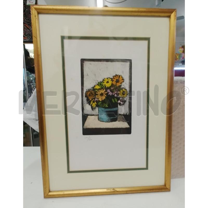 QUADRETTO PDA ENOTRIO VASO FIORI SENZA CERTIFICATO | Mercatino dell'Usato Roma zona marconi 1