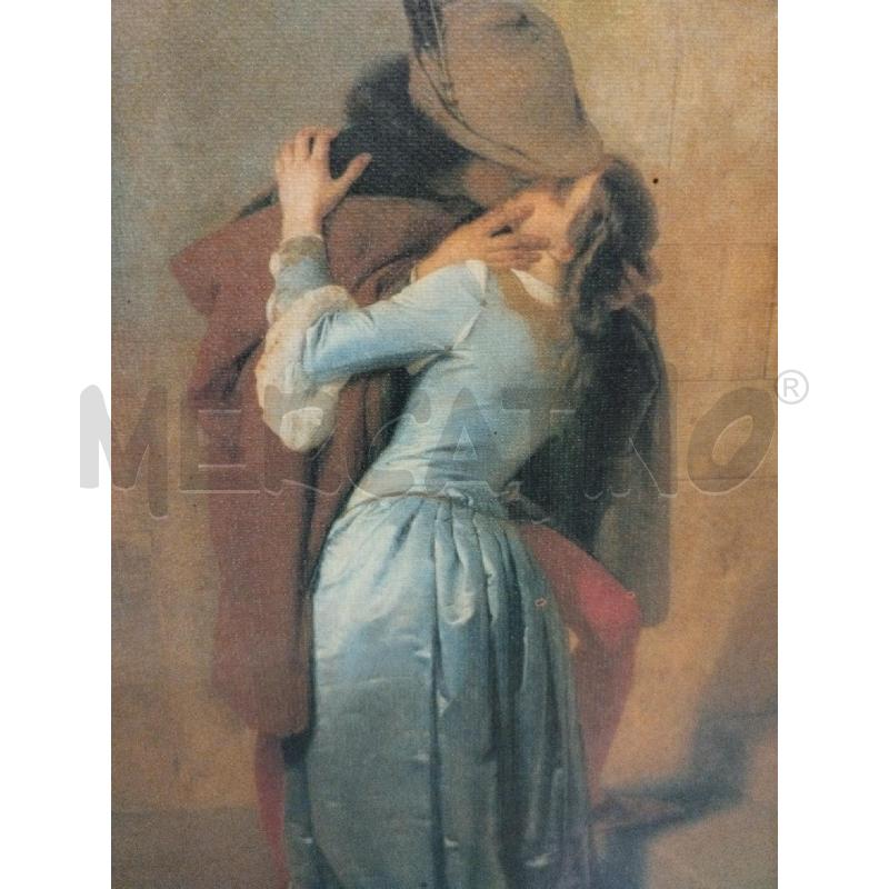 QUADRETTO RIPRODUZIONE IL BACIO HAYES | Mercatino dell'Usato Roma zona marconi 2
