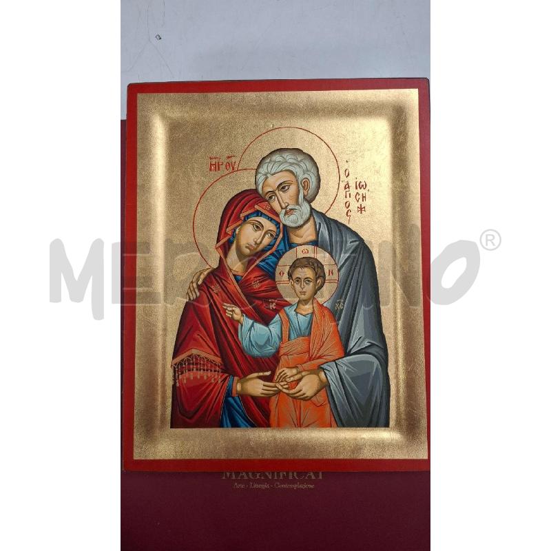 QUADRETTO RIPRODUZIONE VECCHIA ICONA BIZANTINA MIS 23 X 29 X 2 C/SCATOLA  | Mercatino dell'Usato Roma zona marconi 1