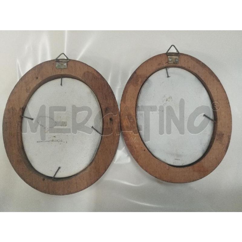 QUADRETTO UCCELINO 2PZ LEGNO E CERAMICA | Mercatino dell'Usato Roma zona marconi 4