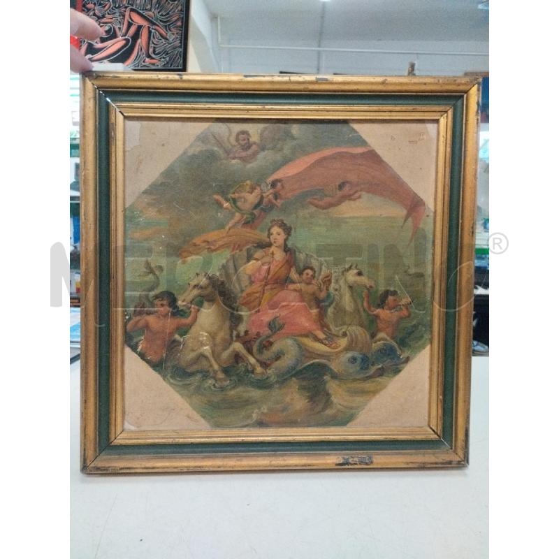 QUADRETTO VECCHIO DIPINTO TRINFO GALATEA | Mercatino dell'Usato Roma zona marconi 1