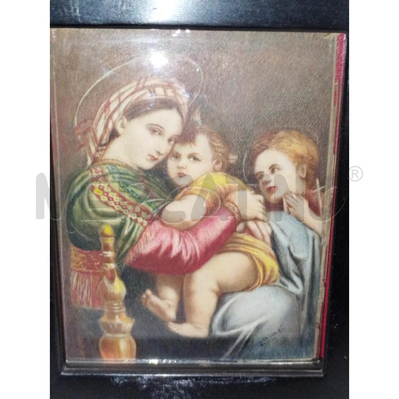 QUADRETTO VECCHIO MADONNA C/BAMBINO | Mercatino dell'Usato Roma zona marconi 3