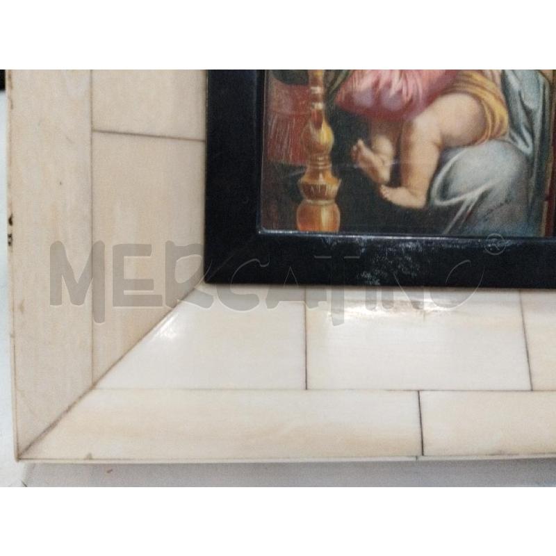 QUADRETTO VECCHIO MADONNA C/BAMBINO | Mercatino dell'Usato Roma zona marconi 5