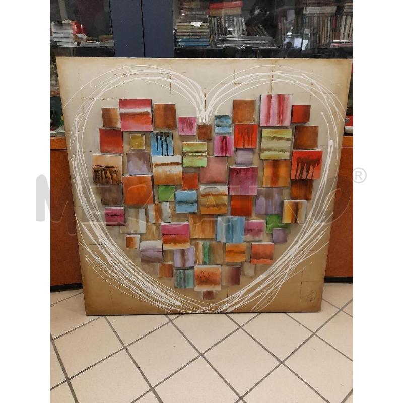 QUADRO CUORE GRANDE | Mercatino dell'Usato Roma zona marconi 1