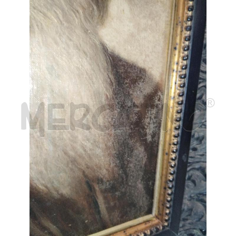 QUADRO DIPINTO UOMO CON BARBA BIANCA GELARDINELLI | Mercatino dell'Usato Roma zona marconi 5
