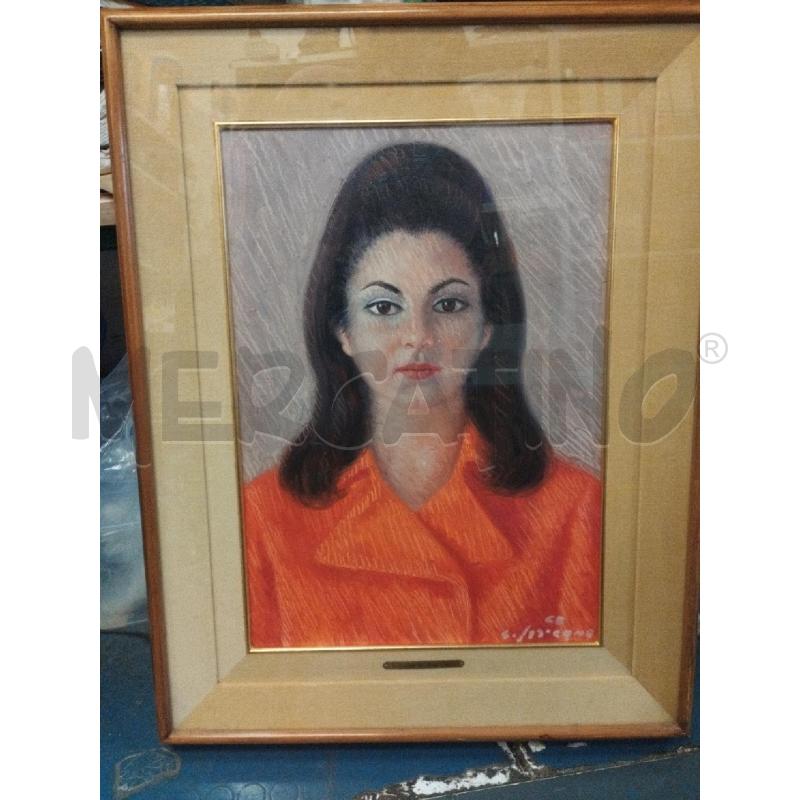 QUADRO G.SIRCANA DONNA CAPPOTTO ARANCIONE NO CERTIF | Mercatino dell'Usato Roma zona marconi 1