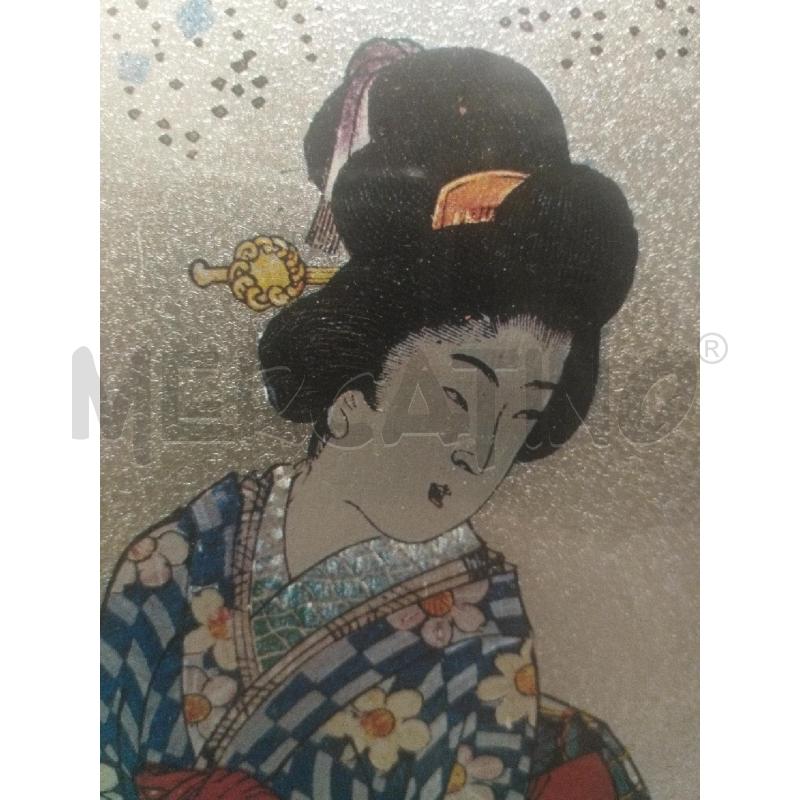 QUADRO GEISHA LAMINATA | Mercatino dell'Usato Roma zona marconi 2