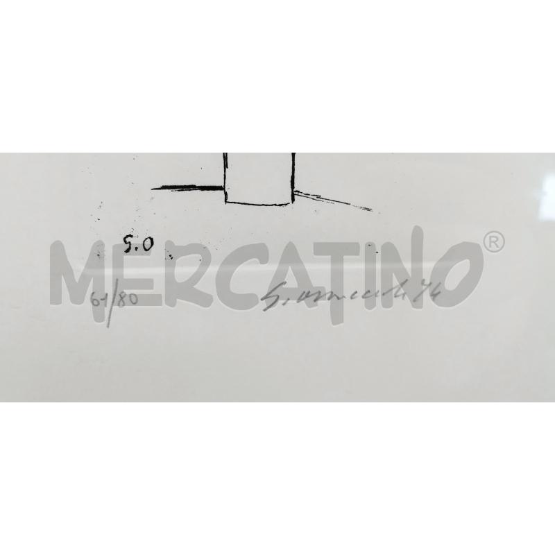 QUADRO LITOGRAFIA GIRASOLE C/ARG/ORO CM 62X47 | Mercatino dell'Usato Roma zona marconi 3
