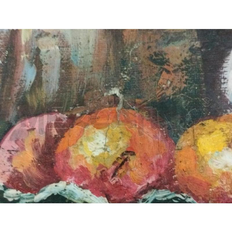 QUADRO NATURA MORTA CORNICE C/BRONZO | Mercatino dell'Usato Roma zona marconi 4