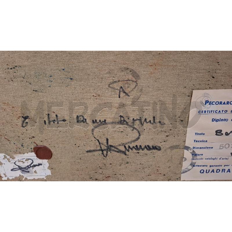 QUADRO SOTTOBOSCO A FIRMA PECORARO | Mercatino dell'Usato Roma zona marconi 4