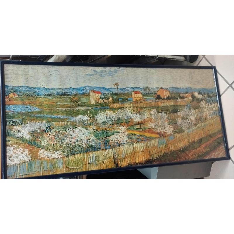 QUADRO STAMPA VAN GOGH  ALBERI DI PESCO C/NERA | Mercatino dell'Usato Roma zona marconi 1