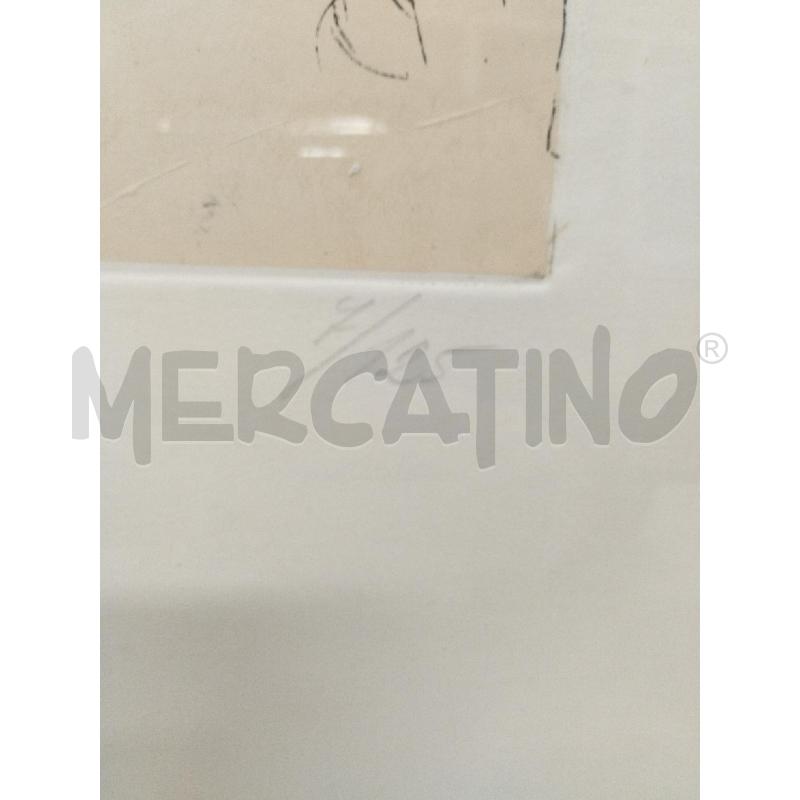 QUADRO VECCHIA LITOGRAFIA A FIRMA MANZU' SENZA AUTENT | Mercatino dell'Usato Roma zona marconi 4