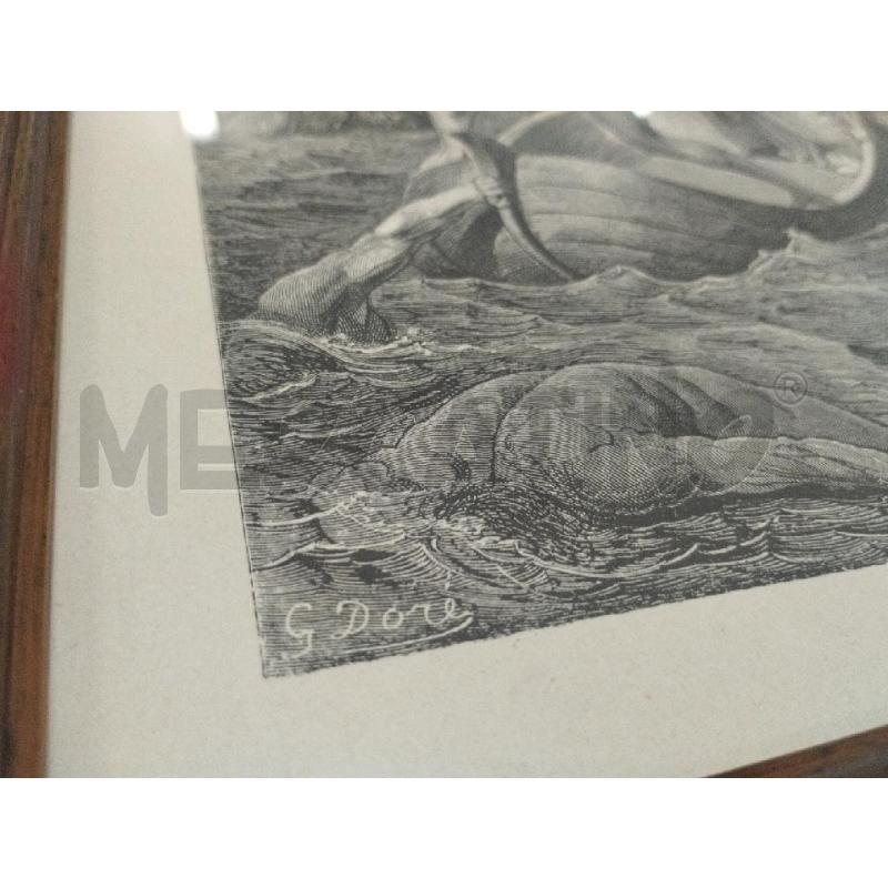 QUADRO VECCHIA STAMPA INFERNO DANTE | Mercatino dell'Usato Roma zona marconi 4