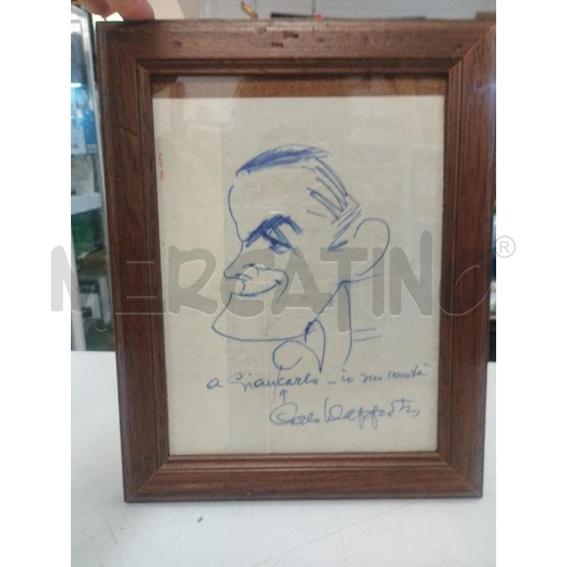 QUADRO VECCHIO DISEGNO CARLO DAPPORTO C/LEGNO 23X29 | Mercatino dell'Usato Roma zona marconi 2