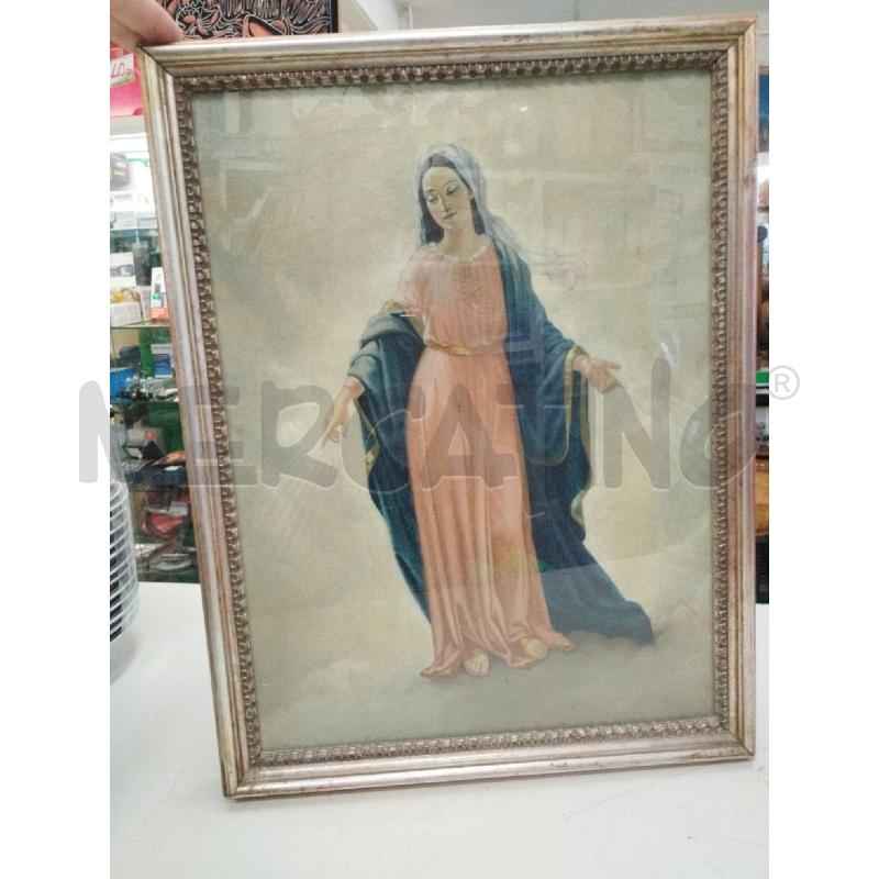 QUADRO VECCHIO RIPRODUZIONE MADONNA DIPINTO  | Mercatino dell'Usato Roma zona marconi 1