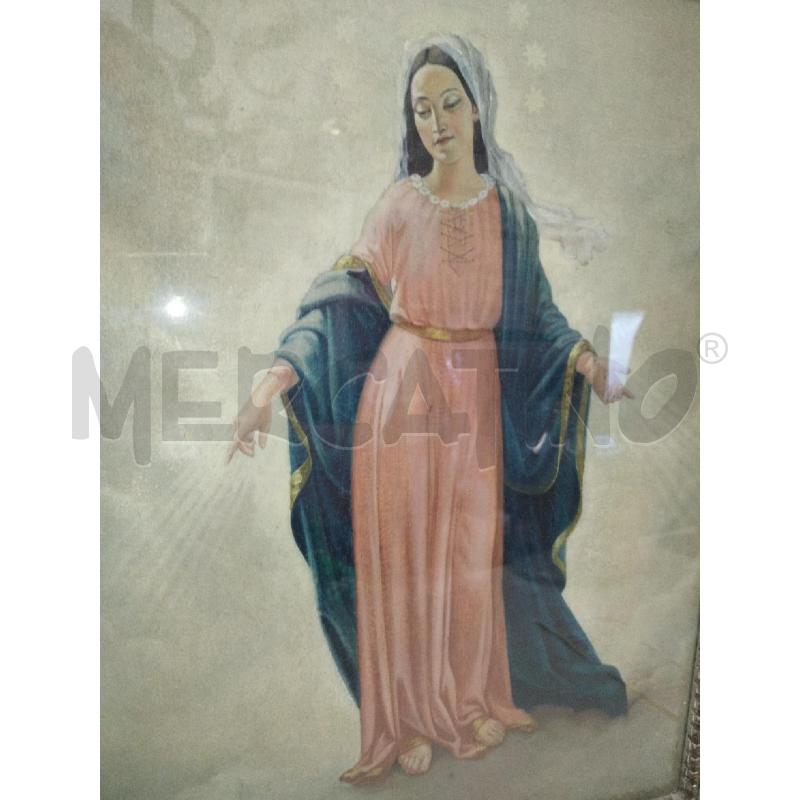 QUADRO VECCHIO RIPRODUZIONE MADONNA DIPINTO  | Mercatino dell'Usato Roma zona marconi 2