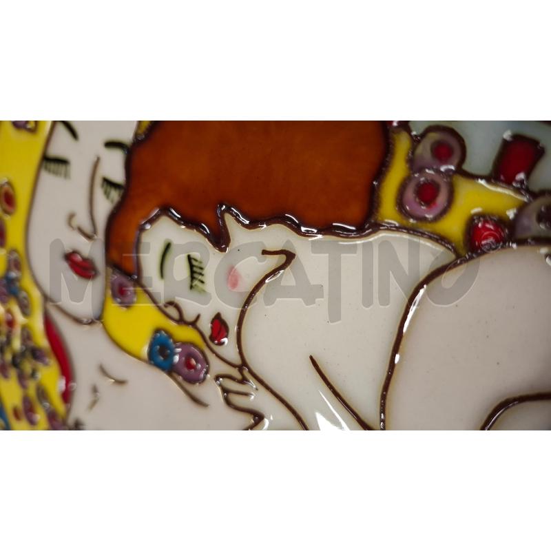 QUADRO VETRO DIPINTO MATERNITA' KLIMT C/SCATOLA | Mercatino dell'Usato Roma zona marconi 2