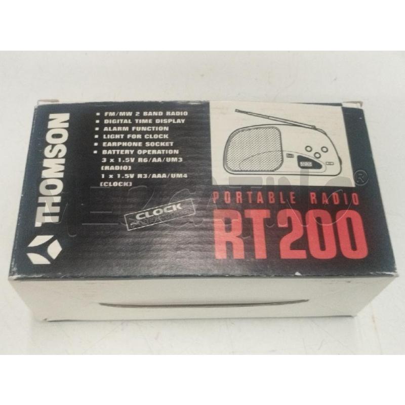 RADIOLINA SVEGLIA THOMSON RT200 | Mercatino dell'Usato Roma zona marconi 1