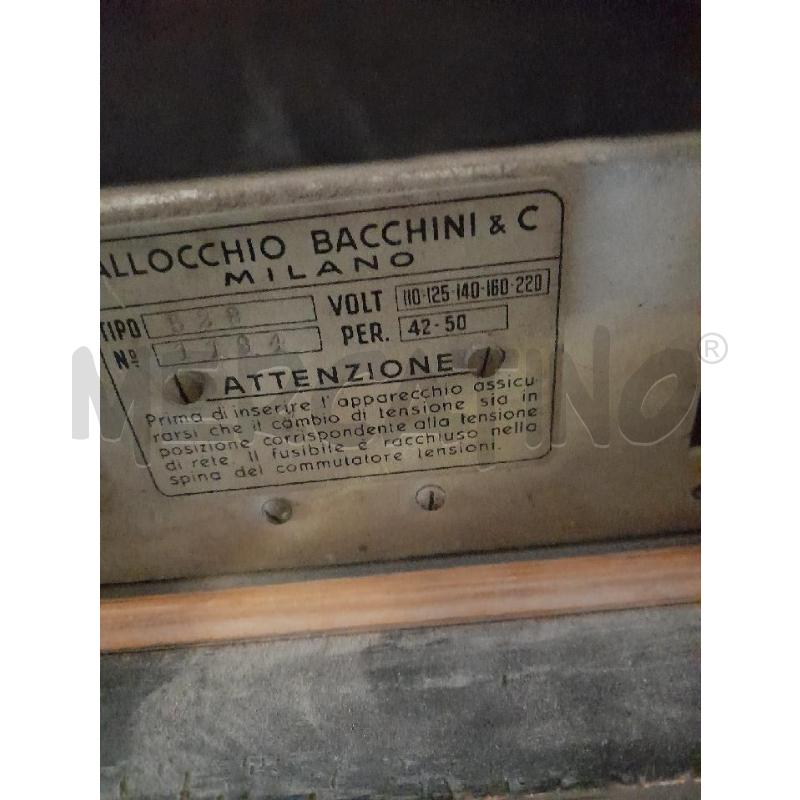 RADIO ALLOCCHIO BACCHINI 528 NON TESTATA | Mercatino dell'Usato Roma zona marconi 3