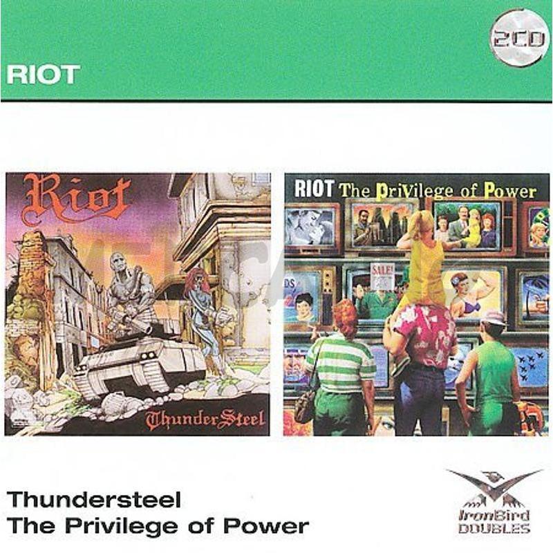 RIOT (4) - THUNDERSTEEL / THE PRIVILEGE OF POWER | Mercatino dell'Usato Roma zona marconi 1