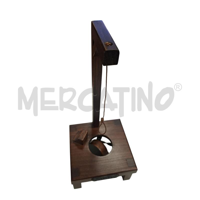 RIPRODUZIONE LEGNO GHIGLIOTTINA FORCA GALLOWS ALT 31 CM  | Mercatino dell'Usato Roma zona marconi 2