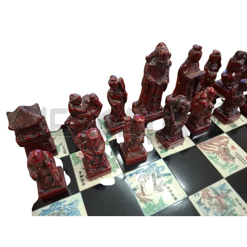 SCACCHIERA LEGNO ORIENTALE VALIGIETTA | Mercatino dell'Usato Roma zona marconi 2