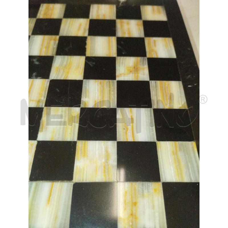 SCACCHIERA MARMO CM 19X19 | Mercatino dell'Usato Roma zona marconi 2