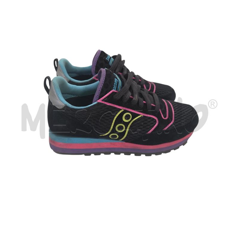 SCARPE D SAUCONY NERO(3)MULTICOLOR | Mercatino dell'Usato Roma zona marconi 2