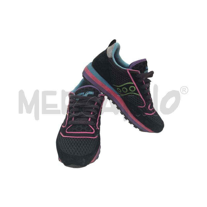 SCARPE D SAUCONY NERO(3)MULTICOLOR | Mercatino dell'Usato Roma zona marconi 4
