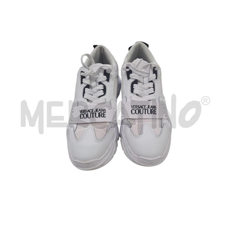 SCARPE U VERSACE BIANCO(15) | Mercatino dell'Usato Roma zona marconi 1