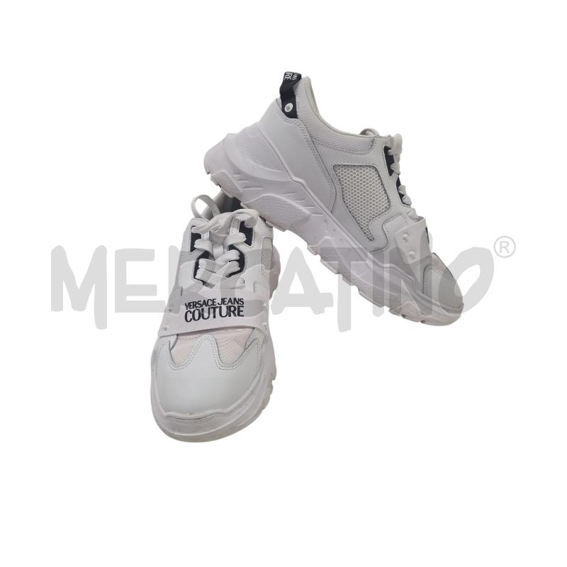 SCARPE U VERSACE BIANCO(15) | Mercatino dell'Usato Roma zona marconi 2