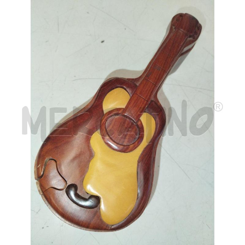 SCATOLA CHITARRA LEGNO  | Mercatino dell'Usato Roma zona marconi 1