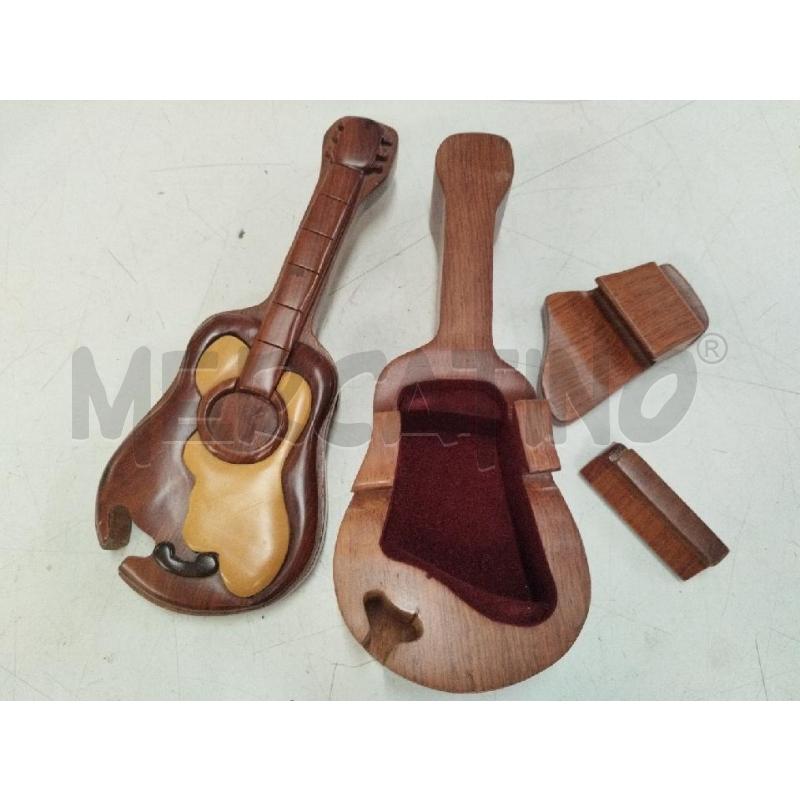 SCATOLA CHITARRA LEGNO  | Mercatino dell'Usato Roma zona marconi 2