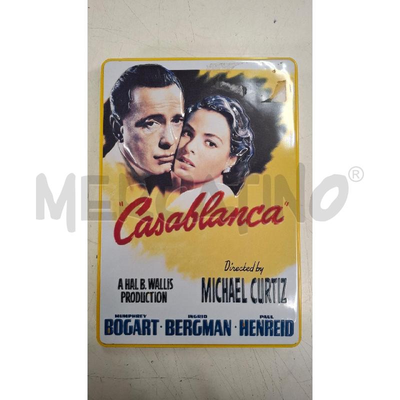 SCATOLA LATTA BOGART-BERGMAN CASABLANCA | Mercatino dell'Usato Roma zona marconi 1