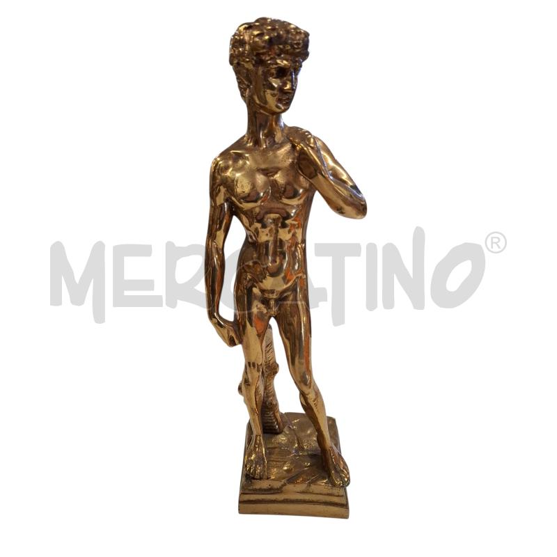 SCULTURA DAVID DONATELLO BRONZO DORATO ALT CM 36 | Mercatino dell'Usato Roma zona marconi 1