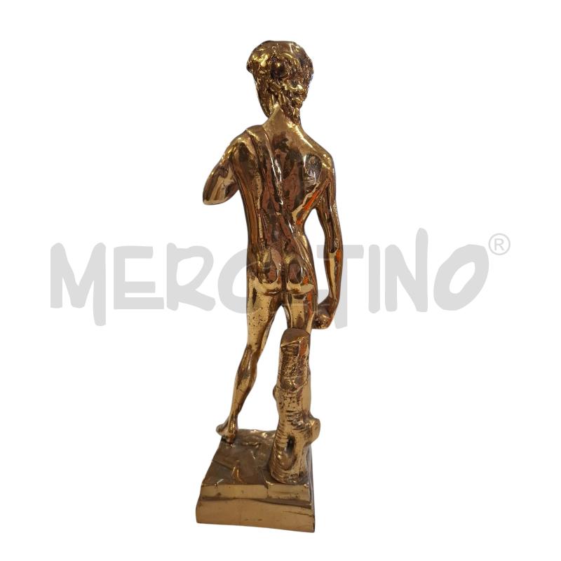 SCULTURA DAVID DONATELLO BRONZO DORATO ALT CM 36 | Mercatino dell'Usato Roma zona marconi 3