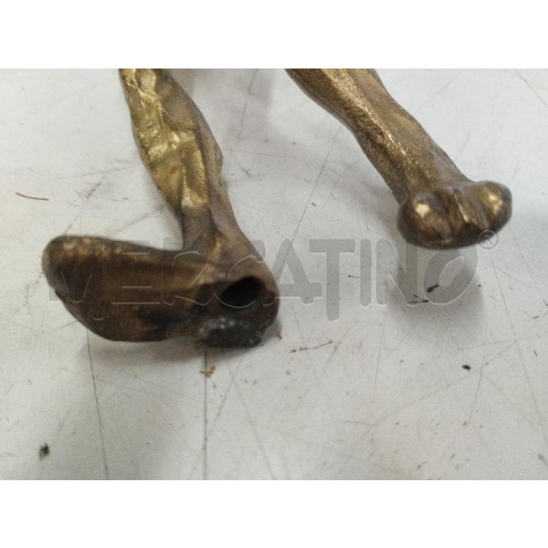 SCULTURA UOMO OTTONE CM 22 PESO 850GR | Mercatino dell'Usato Roma zona marconi 3