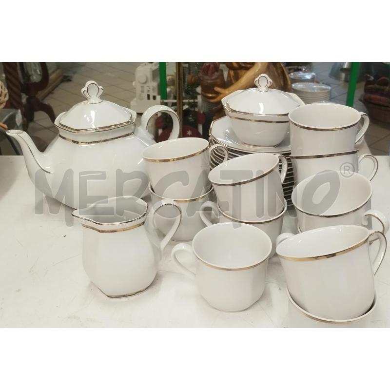 SERVIZIO DA TE PZ 15 WINTERLING BIANCO/ORO | Mercatino dell'Usato Roma zona marconi 1