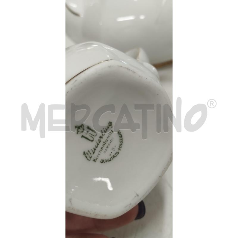 SERVIZIO DA TE PZ 15 WINTERLING BIANCO/ORO | Mercatino dell'Usato Roma zona marconi 3