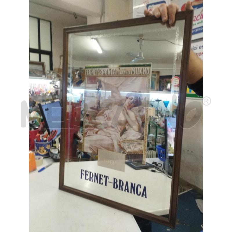 SPECCHIO FERNET BRANCA | Mercatino dell'Usato Roma zona marconi 1