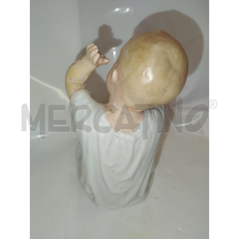 STATUINA BAMBINO BRACCIO RINCOLLATO CM 11 | Mercatino dell'Usato Roma zona marconi 2